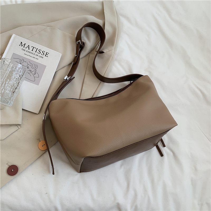Vennus Crossbody-handväska I Läderdesign För Kvinnor - Svart