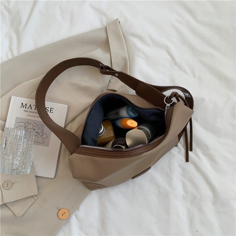 Vennus Crossbody-handväska I Läderdesign För Kvinnor - Svart