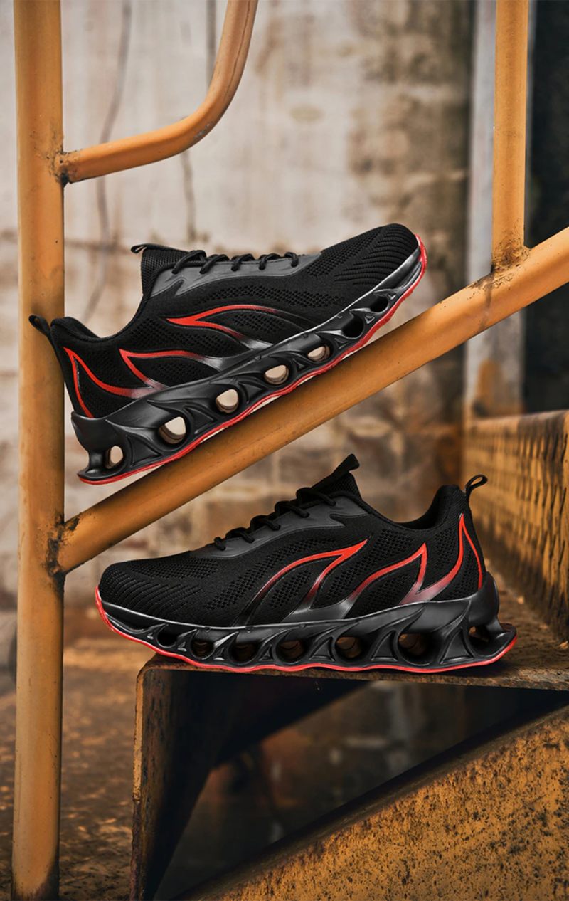 Verane Fashion Sneakers För Män - Grön