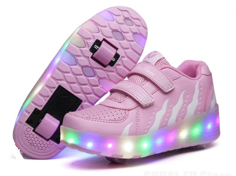 Verenice Roller Sneaker För Flickor - Rosa