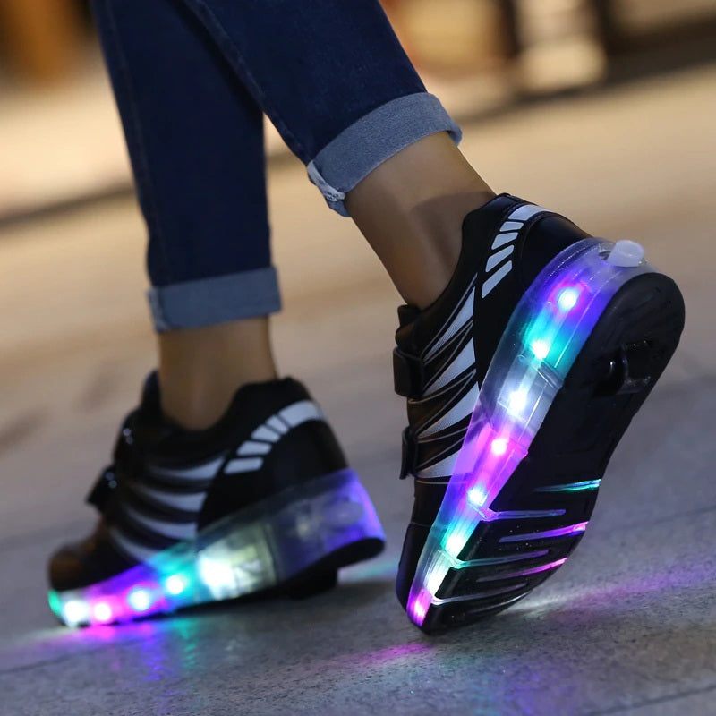 Verenice Roller Sneaker För Flickor - Rosa