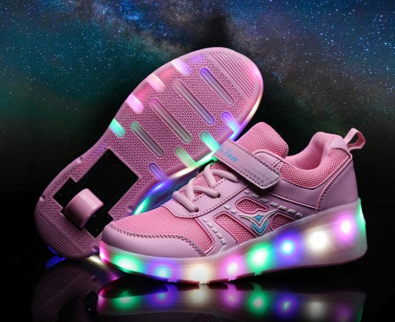 Verenice Roller Sneaker För Flickor - Rosa