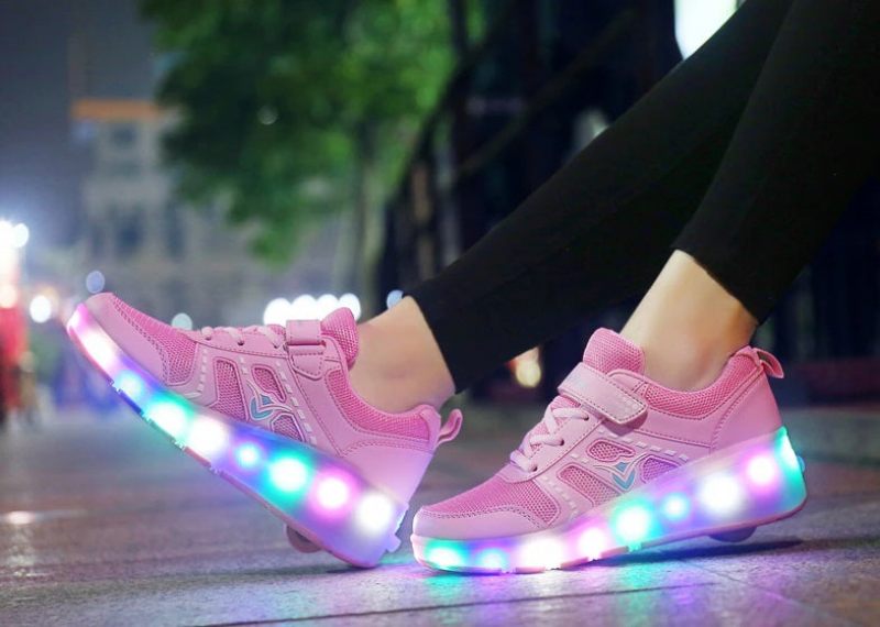Verenice Roller Sneaker För Flickor - Rosa
