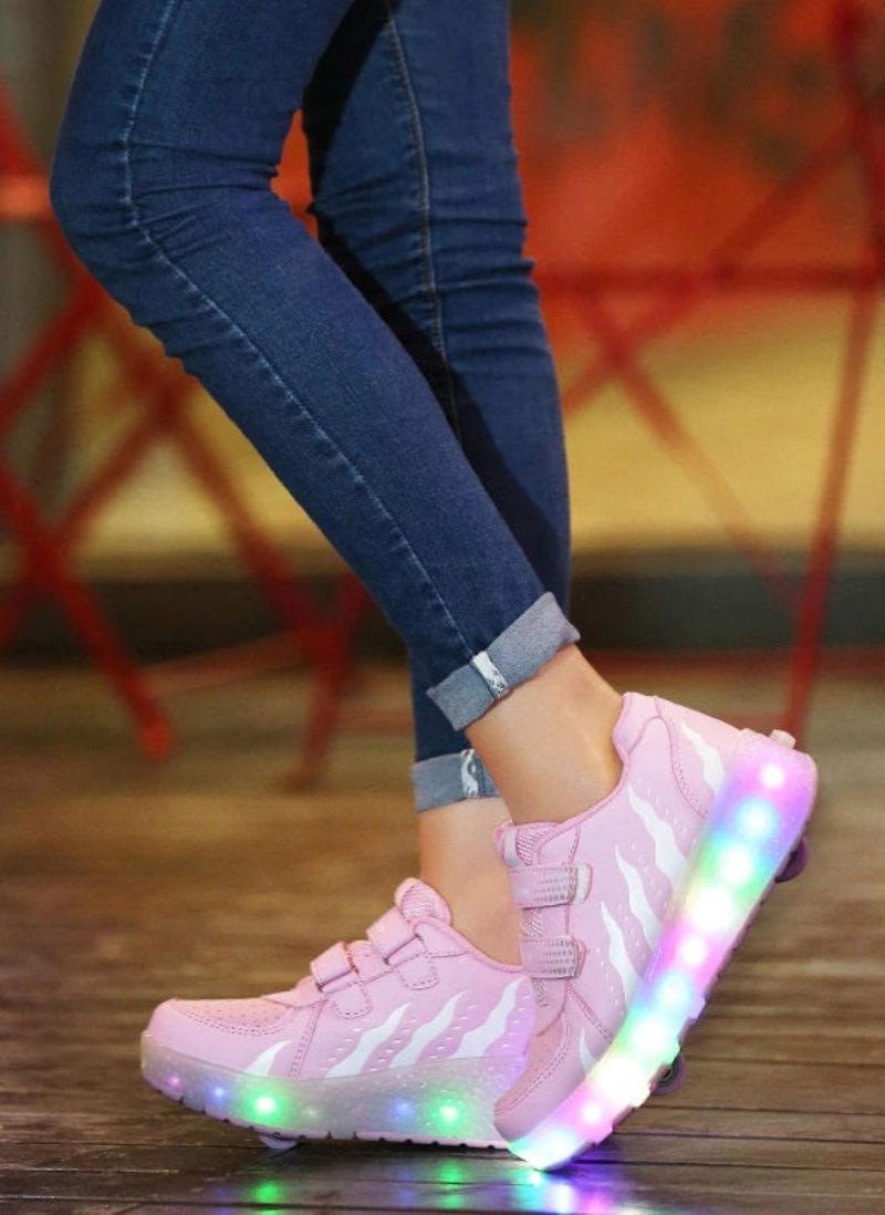 Verenice Roller Sneaker För Flickor - Rosa