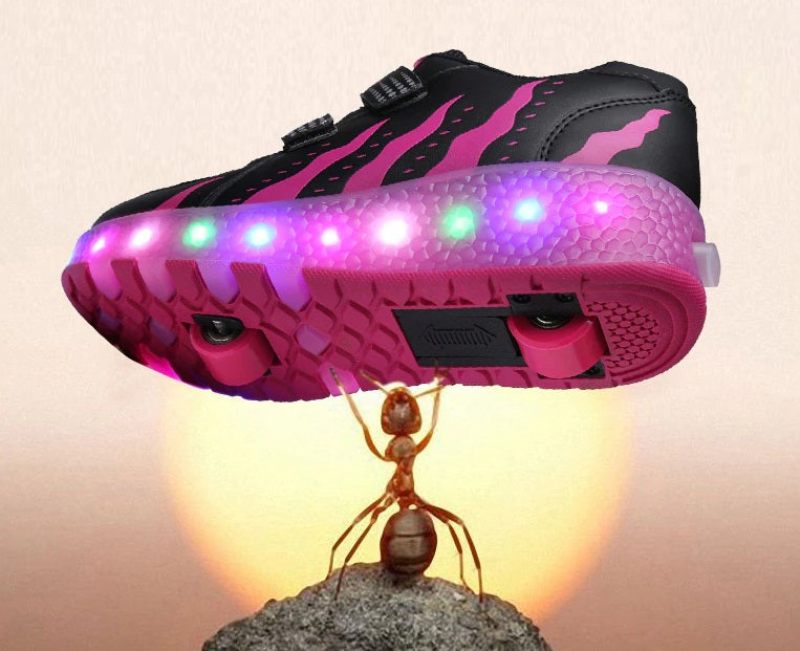 Verenice Roller Sneaker För Flickor - Rosa