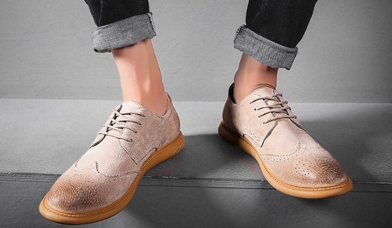 Veret Loafer Finskor För Män - Oliv
