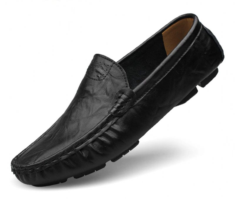 Verrati Loafers Lyxiga Skor För Män - Svart
