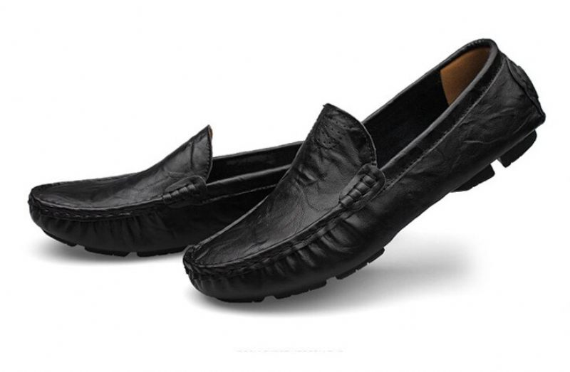 Verrati Loafers Lyxiga Skor För Män - Svart