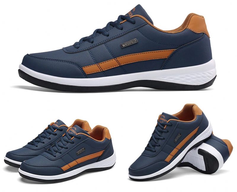 Vianney Casual Sneakers För Män - Svart