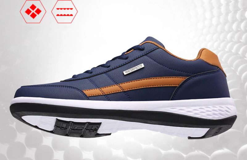Vianney Casual Sneakers För Män - Svart