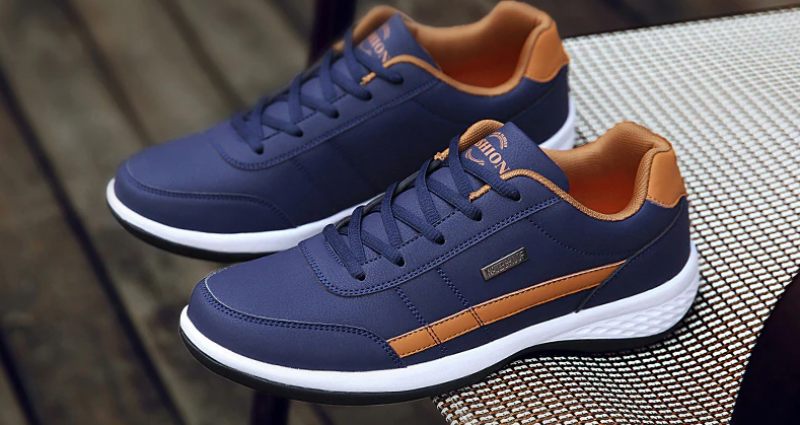 Vianney Casual Sneakers För Män - Svart