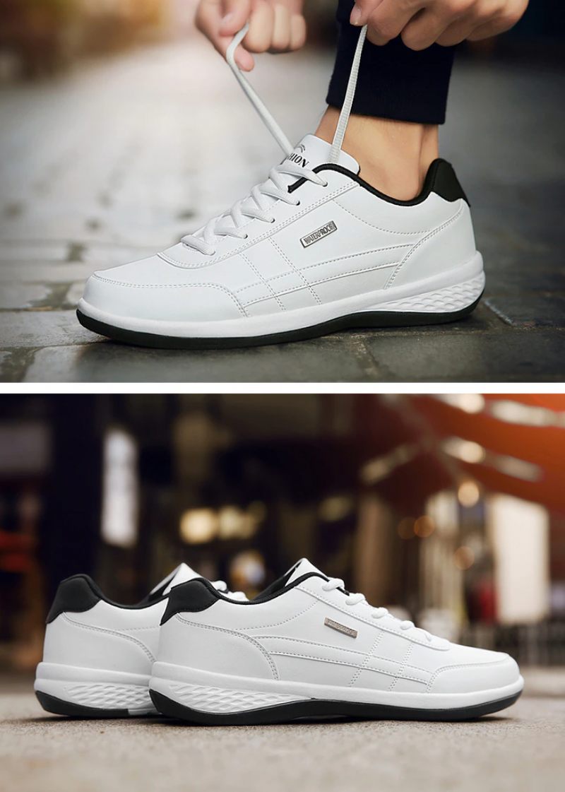 Vianney Casual Sneakers För Män - Svart