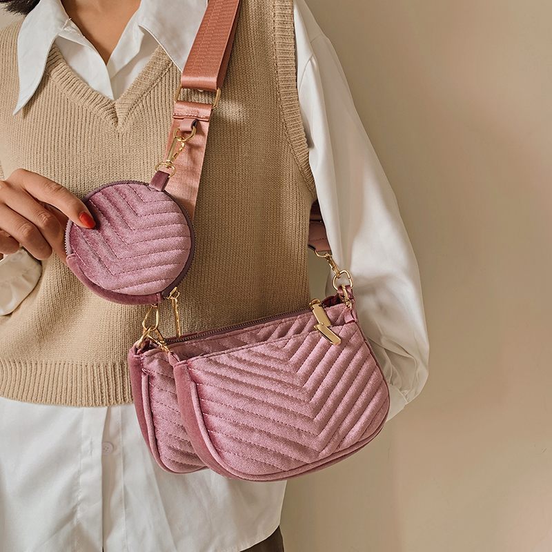 Vicenzo Small Velvet Crossbody Handväska För Kvinnor - Grön