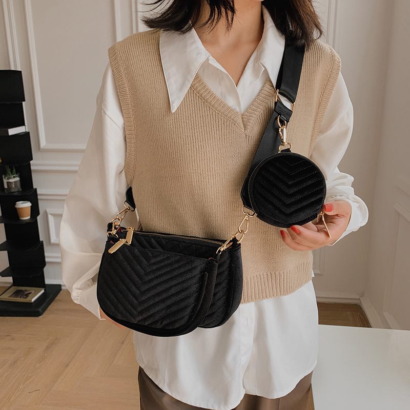 Vicenzo Small Velvet Crossbody Handväska För Kvinnor - Grön