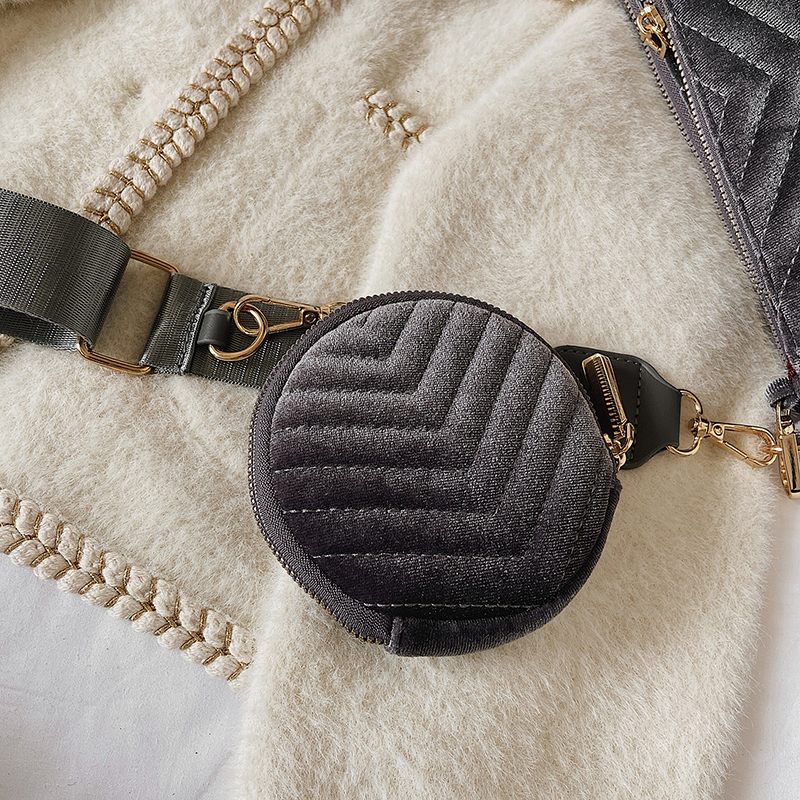 Vicenzo Small Velvet Crossbody Handväska För Kvinnor - Grön