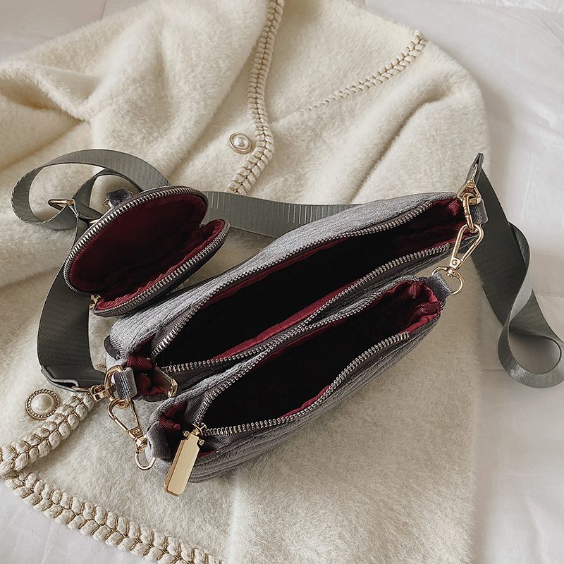 Vicenzo Small Velvet Crossbody Handväska För Kvinnor - Grön