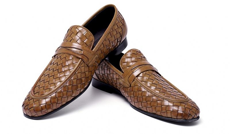 Victoriano Loaferskor För Män - Brun
