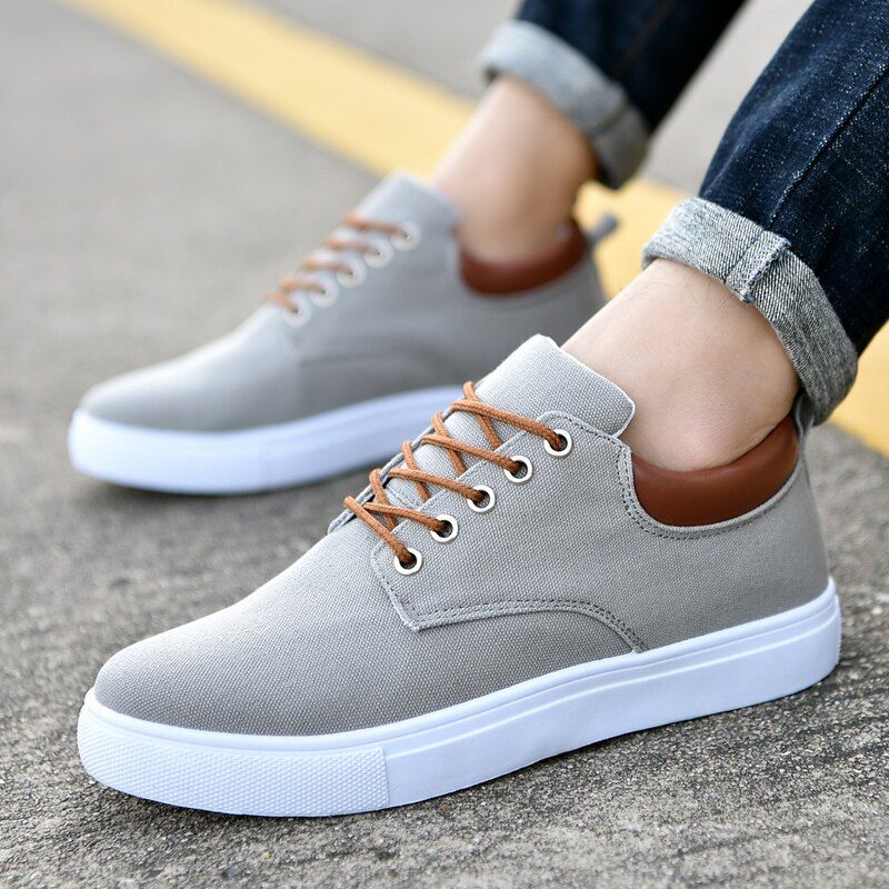 Videon Casual Sneaker För Män - Grå