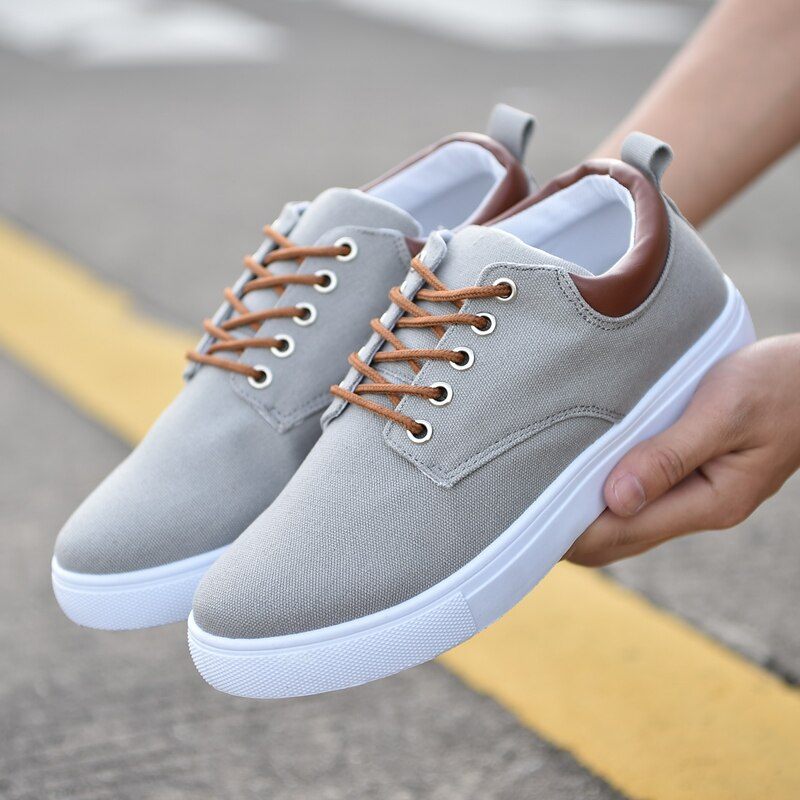 Videon Casual Sneaker För Män - Grå
