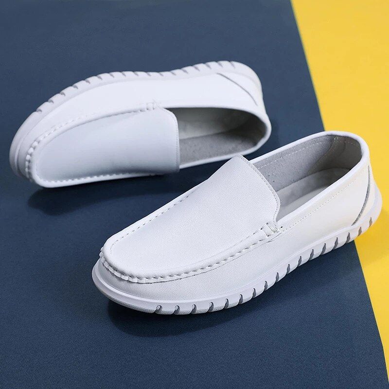 Viltrum Loafers Lyxskor För Män - Vit