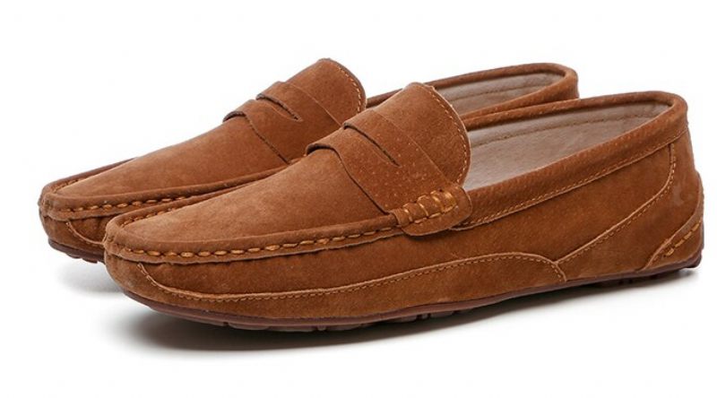 Virgil Loafers Skor För Män - Brons