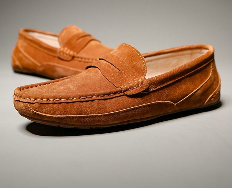 Virgil Loafers Skor För Män - Brons