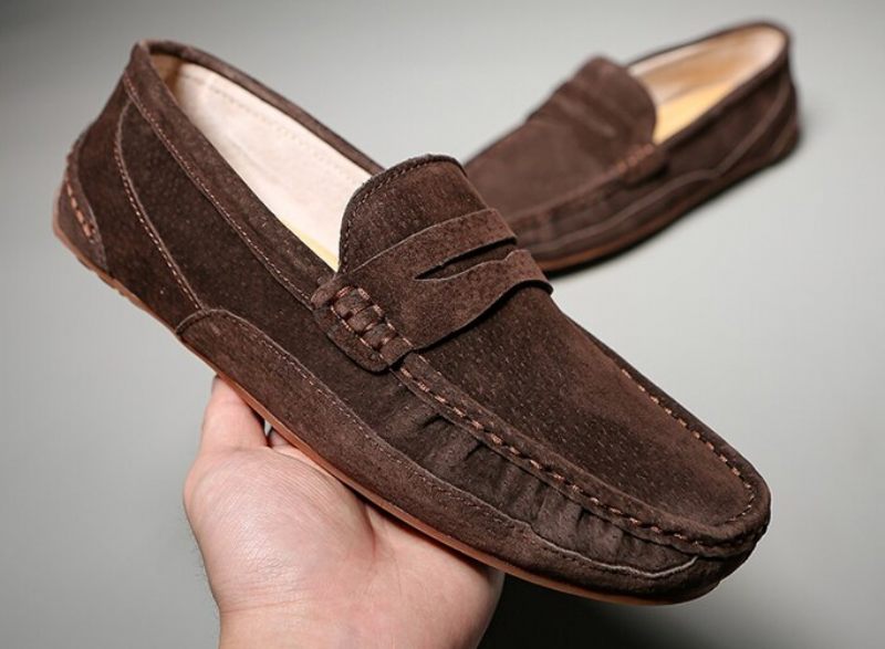 Virgil Loafers Skor För Män - Brons