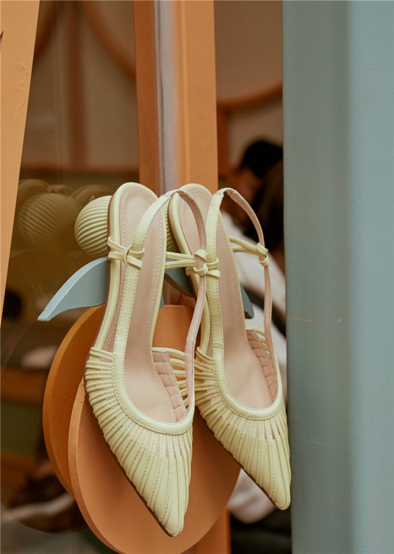 Virginia Sandal För Kvinnor - Gul
