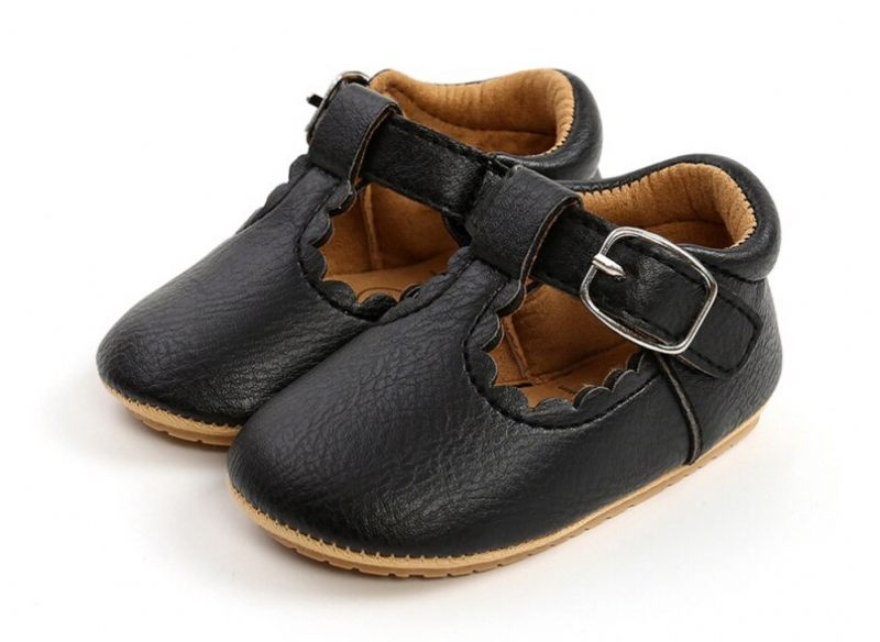 Vya Baby Flickor Loafers Casual Skor - Svart