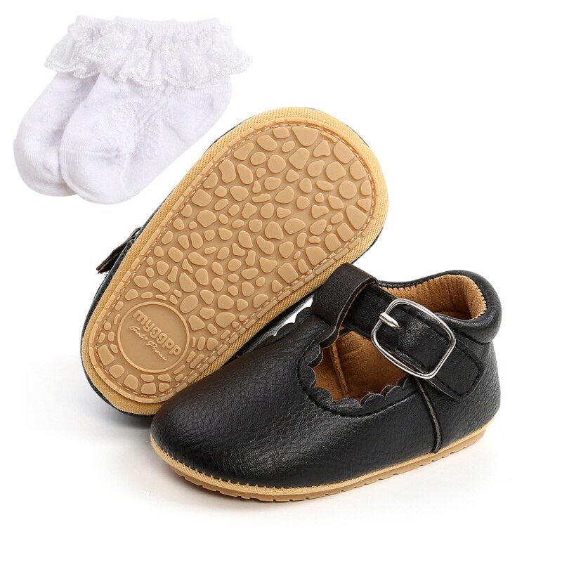 Vya Baby Flickor Loafers Casual Skor - Svart