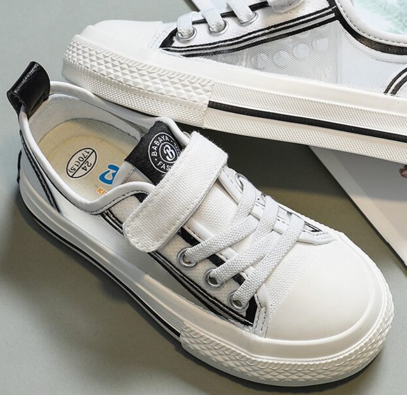 Vyron Pojkar Casual Sneaker - Vit