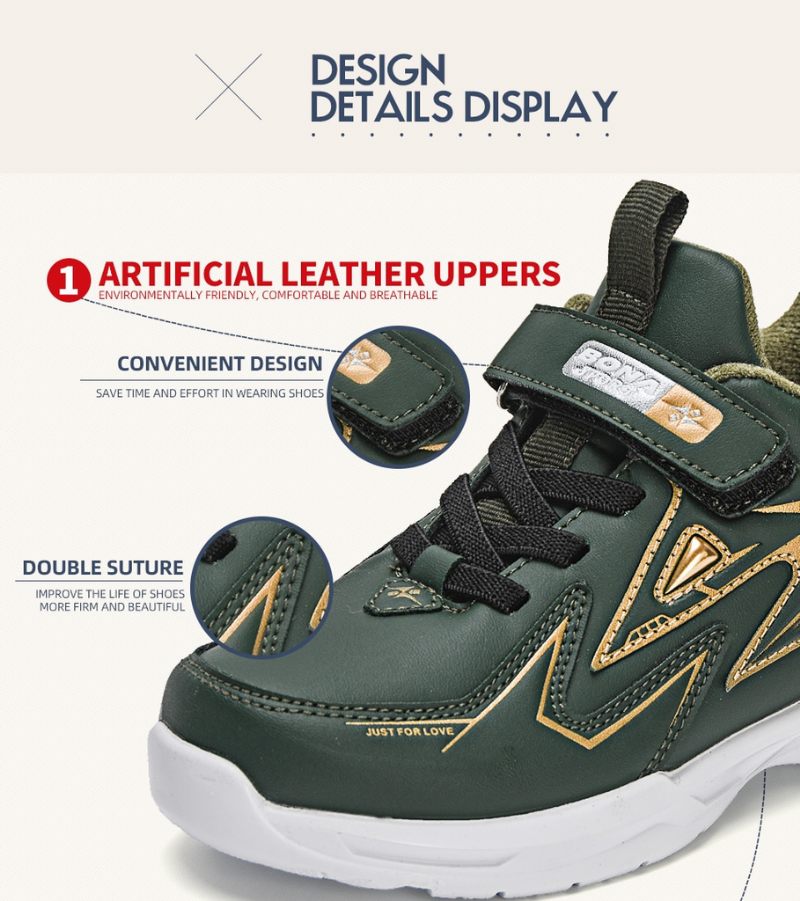 Walcott Pojkar Casual Sneaker - Grön