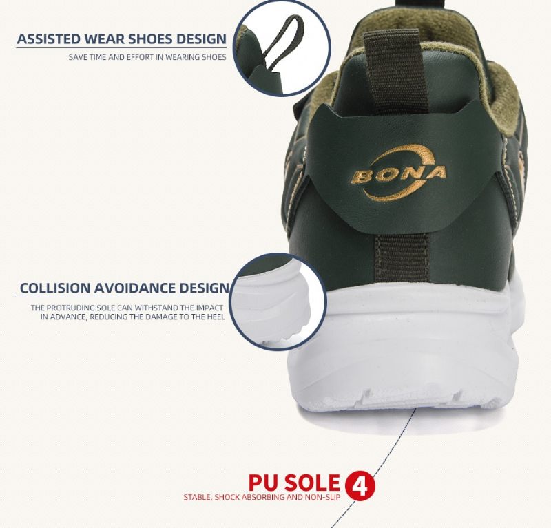 Walcott Pojkar Casual Sneaker - Grön