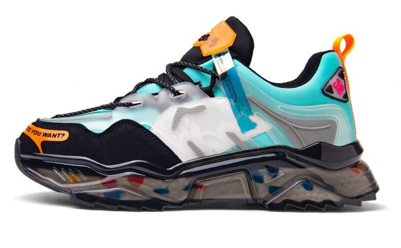 Wald Fashion Sneakers För Män - Blå