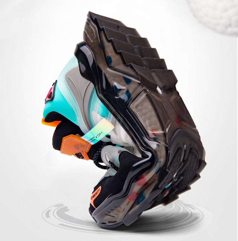 Wald Fashion Sneakers För Män - Blå