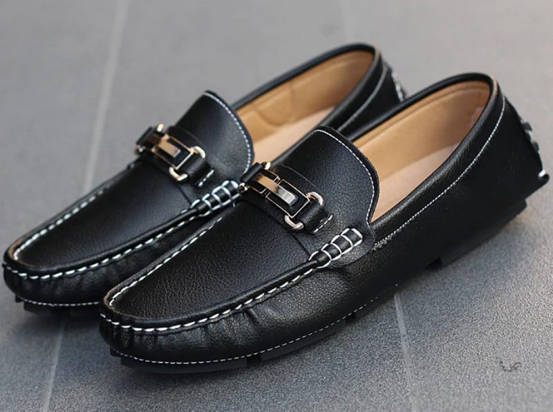 Walker Loafers Modeskor För Män - Svart