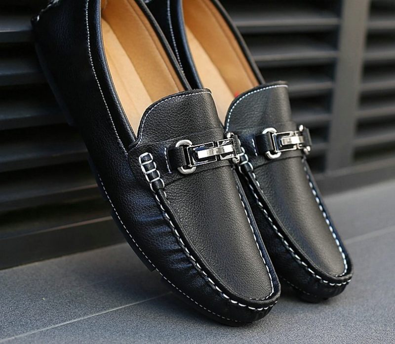 Walker Loafers Modeskor För Män - Svart
