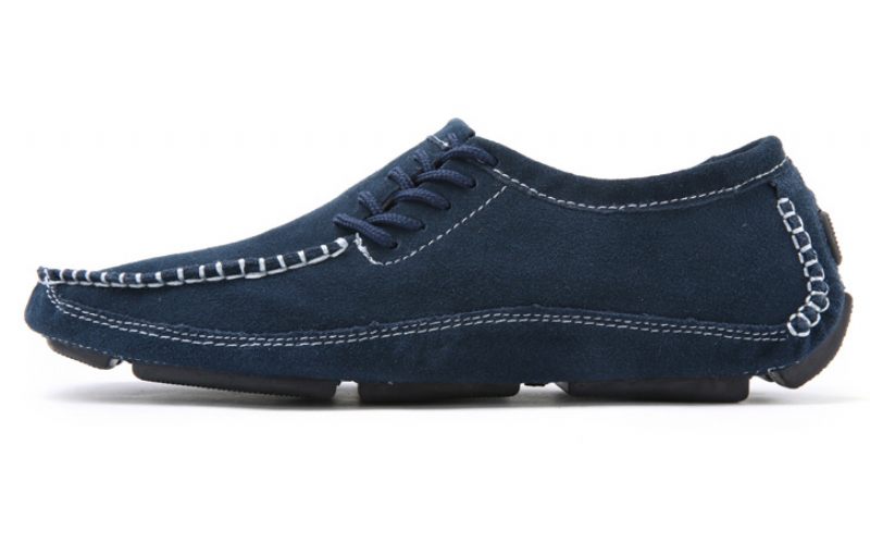 Walter Handgjorda Loafers Fritidsskor För Män - Blå