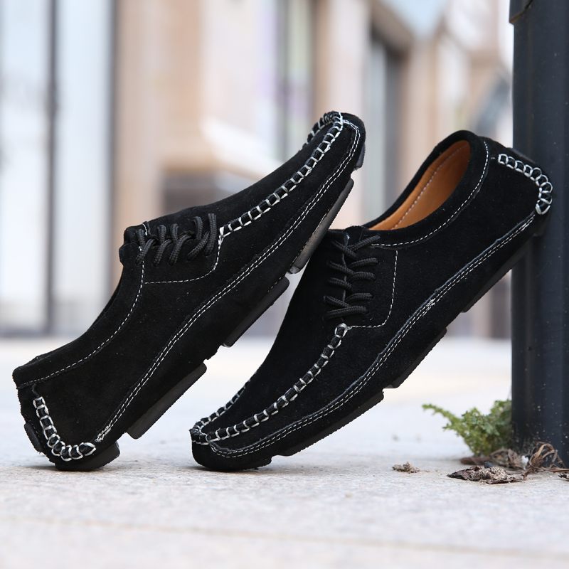 Walter Handgjorda Loafers Fritidsskor För Män - Blå