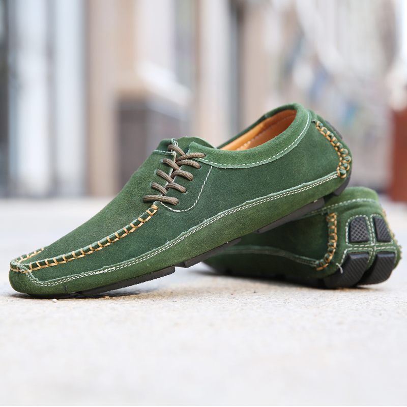 Walter Handgjorda Loafers Fritidsskor För Män - Blå