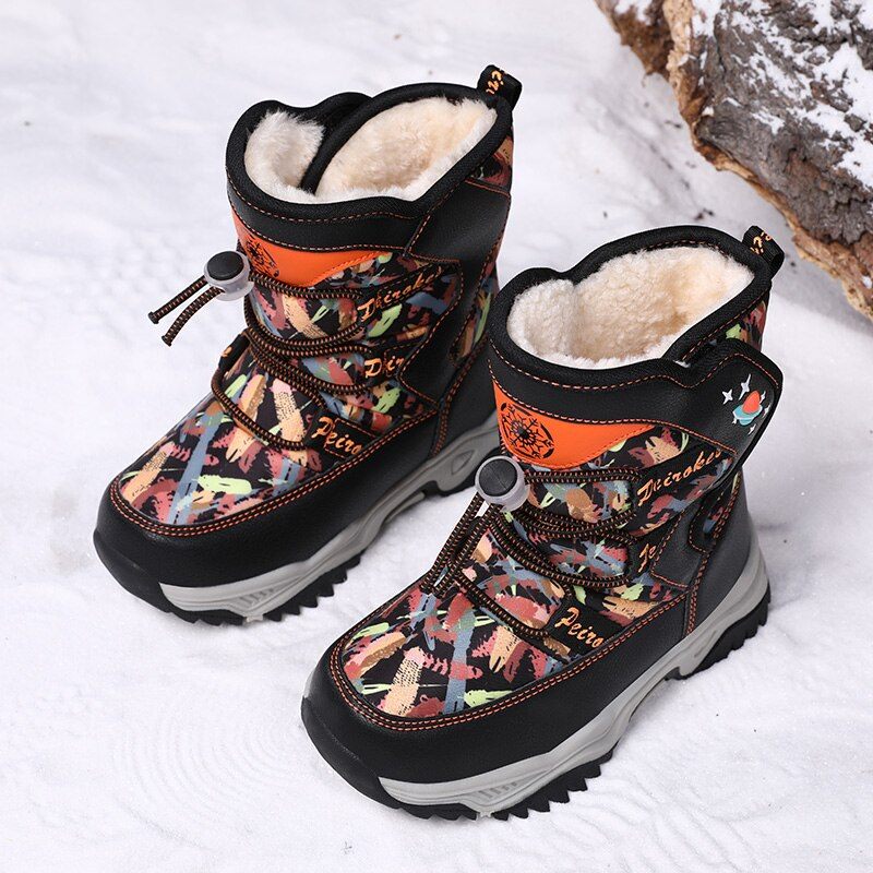 Watson Unisex Snösko För Barn - Brun päls