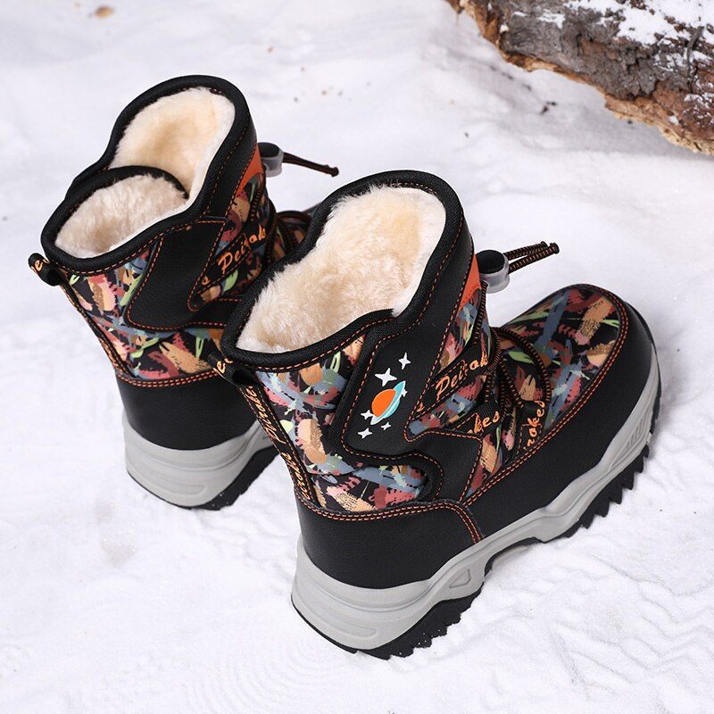 Watson Unisex Snösko För Barn - Brun päls