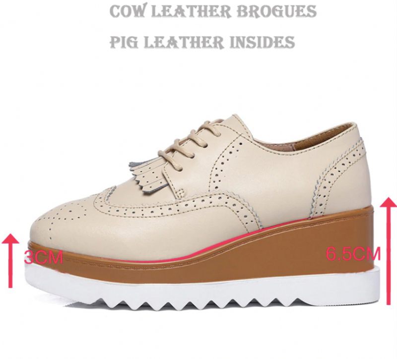 Wayne Wedges-skor För Kvinnor - Beige
