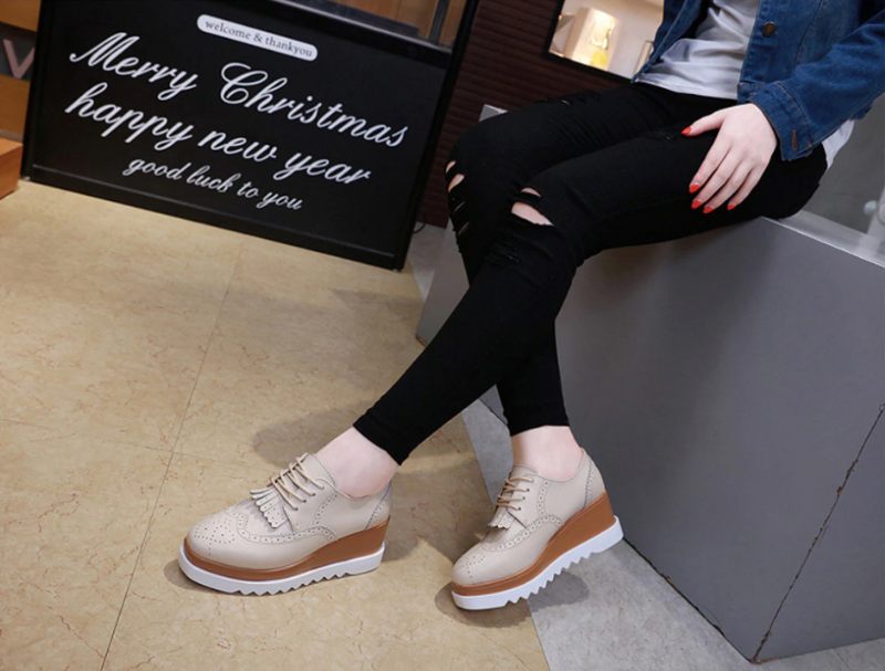 Wayne Wedges-skor För Kvinnor - Beige