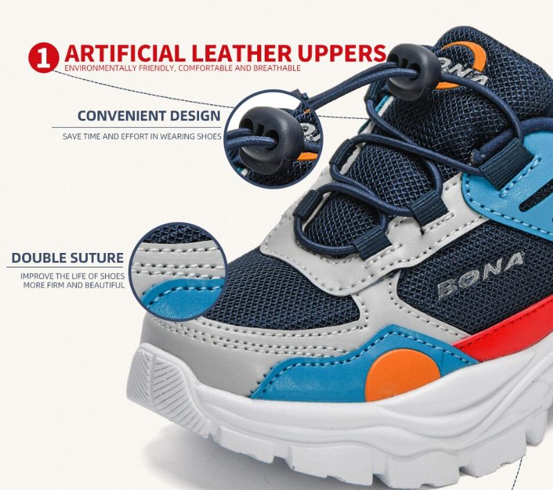 Willy Pojkar Mode Sneaker - Grå