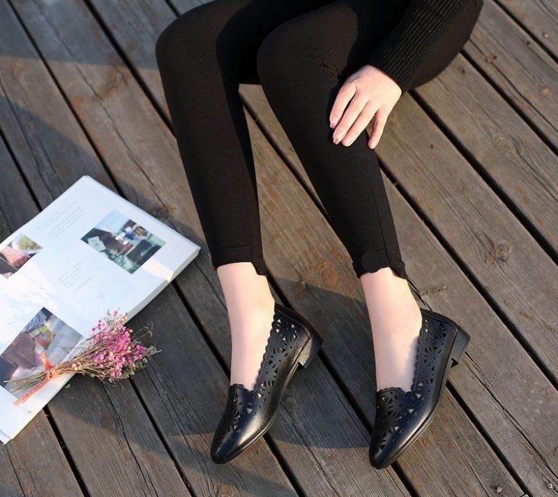 Wissal Dam Loafer Skor - Vit