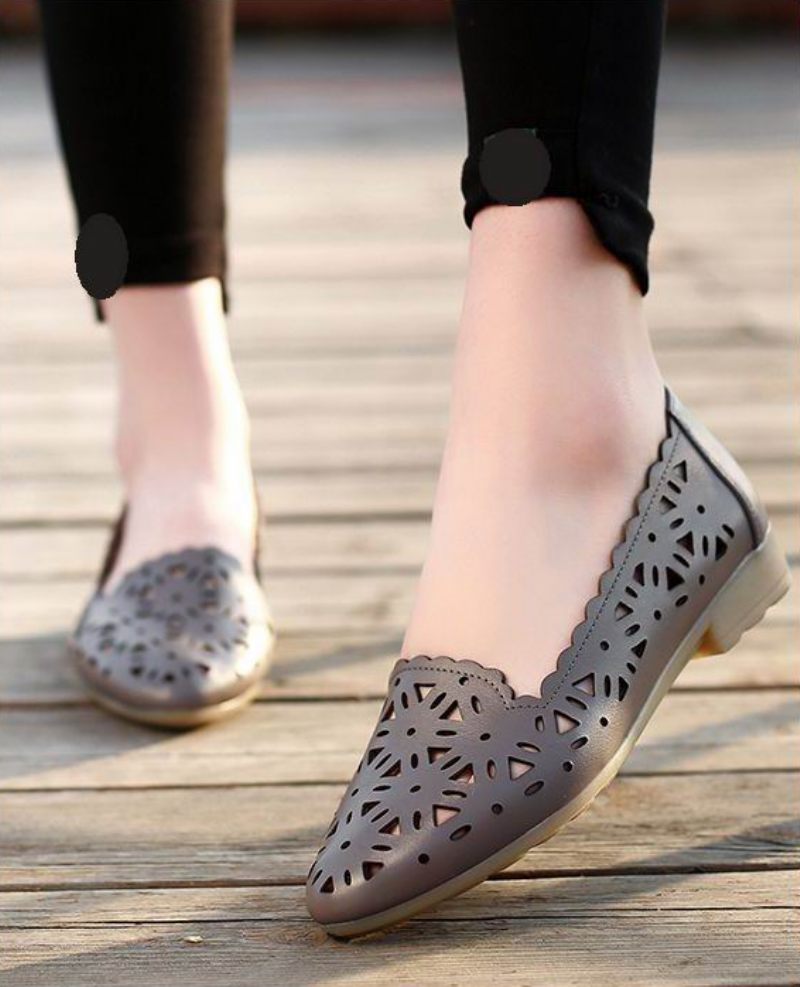 Wissal Dam Loafer Skor - Vit