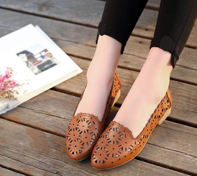 Wissal Dam Loafer Skor - Vit