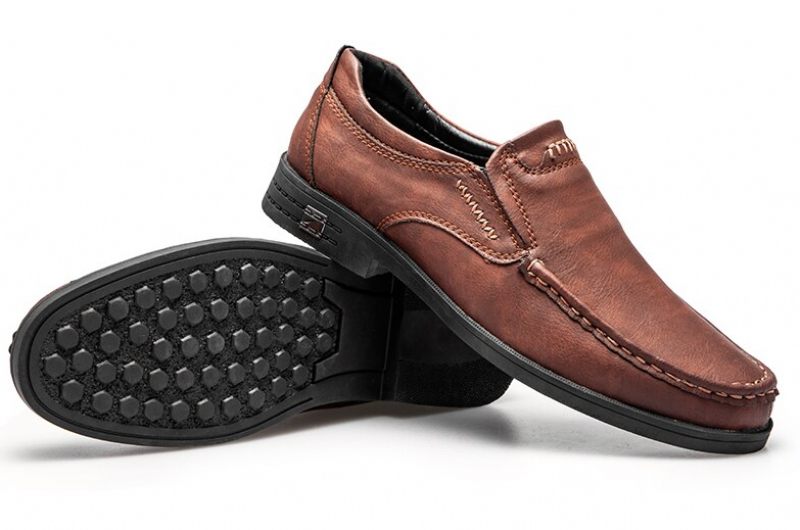 Yagami Herr Loafer Casual Skor - Brun