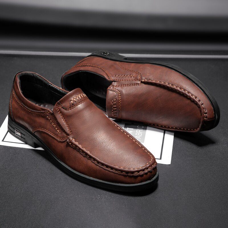 Yagami Herr Loafer Casual Skor - Brun